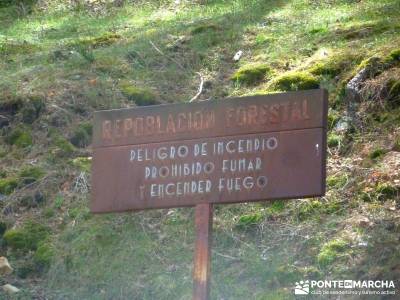 Sestil de Maillo - Cascada de Mojonavalle - Puerto de Canencia; rutas senderismo en madrid; 12 octub